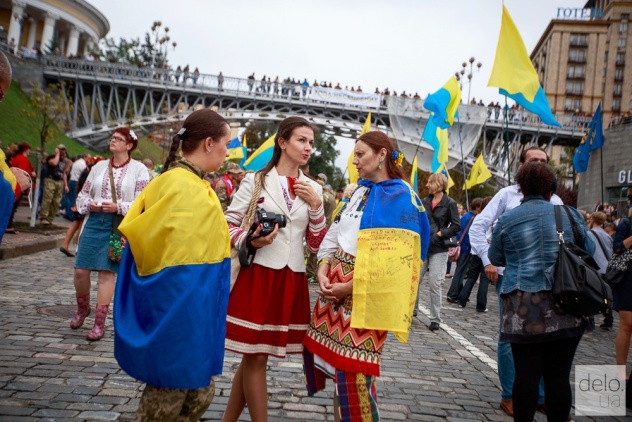 Опубликованы кадры шествия непокорных украинцев по Киеву: “Мы есть! Мы живы! И мы готовы бороться за лучшую судьбу!”