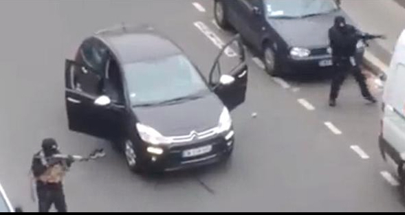 Прямая видеотрансляция проведения антитеррористической операции во Франции 09.01.2015