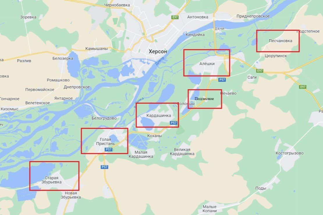 ​Под Херсоном становится "жарче": ВС РФ в 6 населенных пунктах на левом берегу нервничают