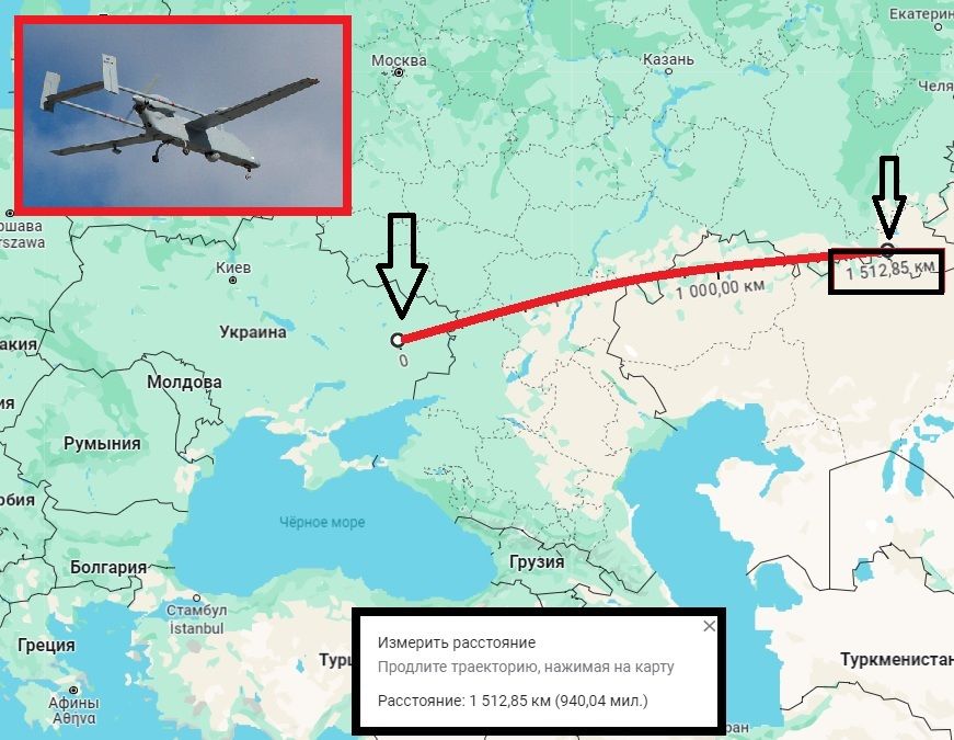 Украина установила новый рекорд, ударив по РФ на 1520 км: БПЛА долетел до Орска - СМИ