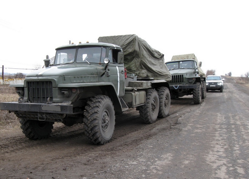 ​В Луганской области силы АТО завершили отвод вооружения от линии фронта
