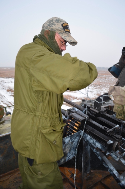 Украинские силовики создали спаренную зенитно-пулеметную установку