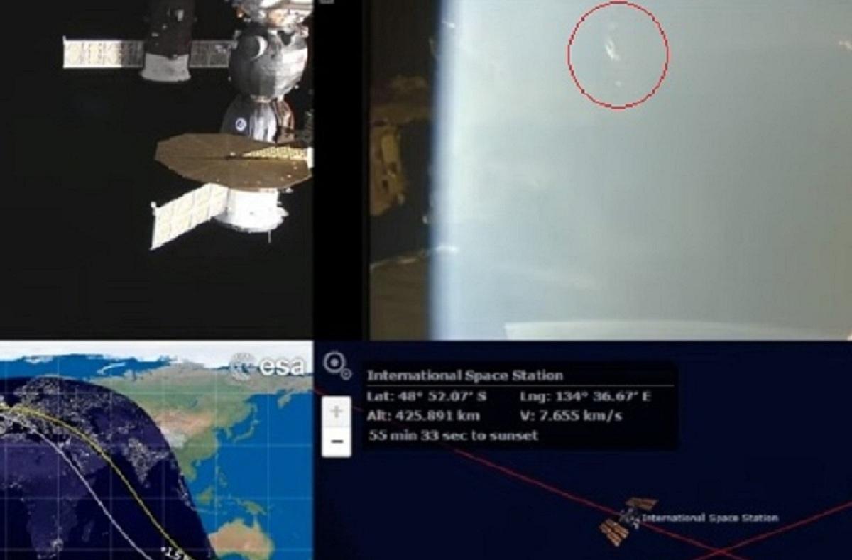 Гуманоид "напал" на корабль МКС и вывел из строя все оборудование - кадры