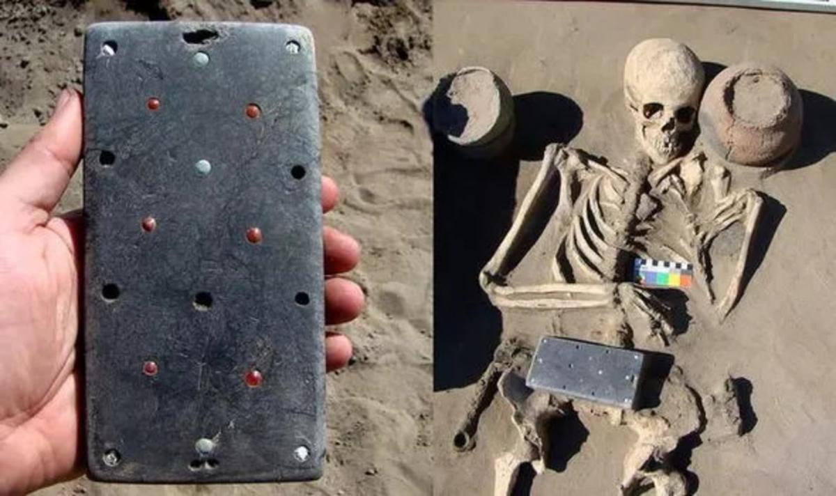 В Туве раскопали 2132-летнее погребение богатой женщины с предметом, похожим на iPhone