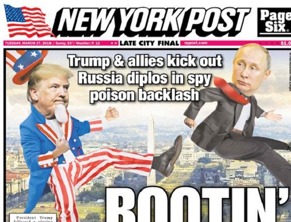 Американские СМИ вновь посмеялись над Путиным: новая обложка The New York Post вызвала массовое возмущение россиян в Cети