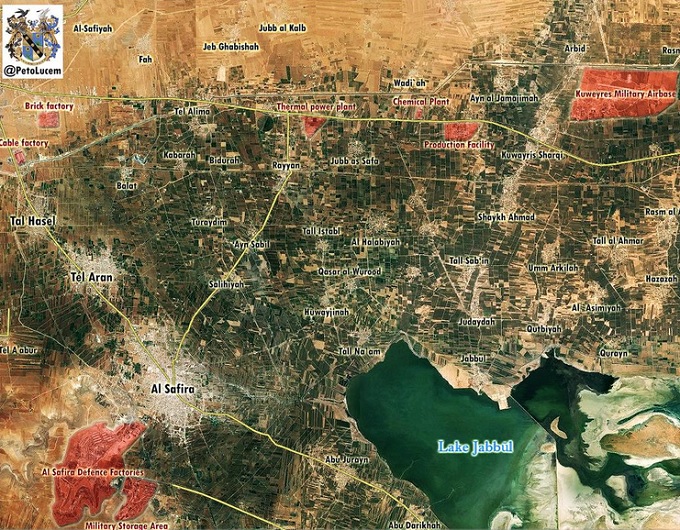 Война в Сирии: карта боевых действий и расположение баз российской армии от 28.09.2015