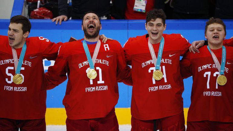 МОК должен наказать хоккеистов из РФ: New York Post обвинила россиян, спевших гимн в нарушение правил Олимпиады - 2018