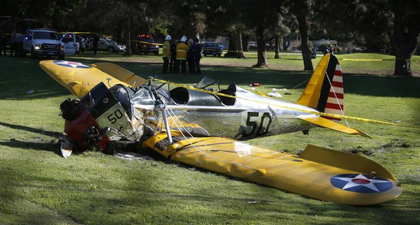 Харрисон Форд получил ранения в результате крушения самолета