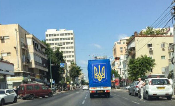 ​В Израиле заметили огромный герб Украины: соцсети пришли в восторг