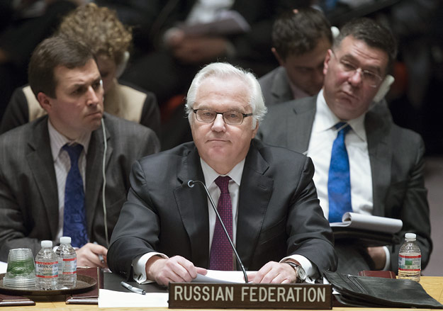 Резолюция Франции о запрете полетов российской авиации в Сирии довела постпреда РФ при ООН Чуркина до истерики: я против этих абсурдных требований