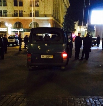 В результате погони харьковская милиция остановила микроавтобус с преступниками