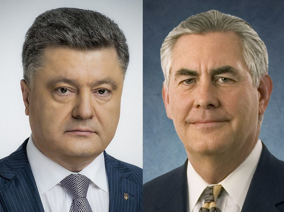 Остановить бойню на Донбассе: Петр Порошенко провел переговоры с Рексом Тиллерсоном
