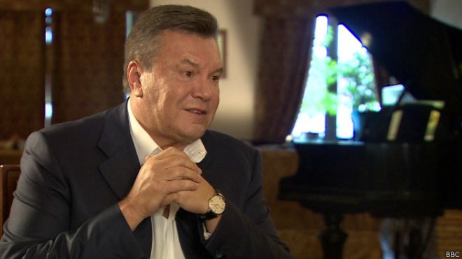 ​Янукович заявил, что Россия не может не вмешиваться в дела Украины