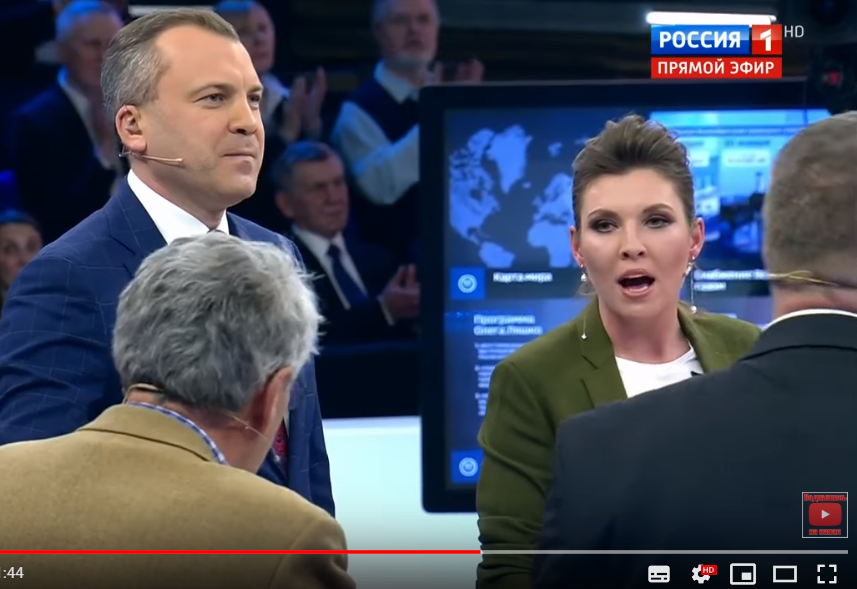 "Украинцы нас достали!..." - видео, как Гозман довел Скабееву до скандала прямо в студии: добил фразой про Донбасс