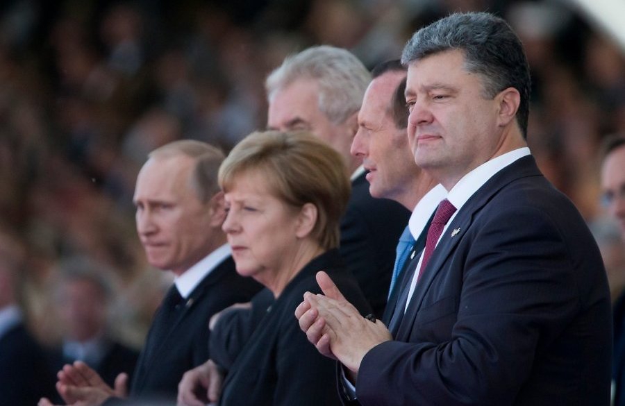 Порошенко, Путин, Меркель и Олланд переговорили о роли ОБСЕ в конфликте на Донбассе