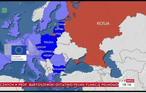 Польский телеканал в эфире «отрезал» Крым от Украины на карте