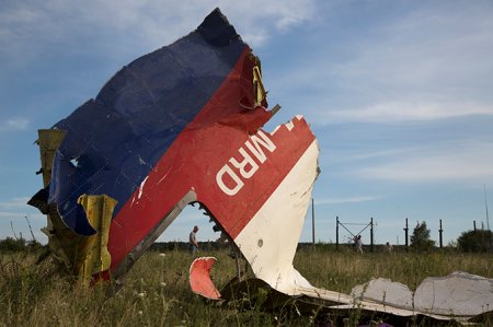 Сбитый над Донбассом "Боинг" был атакован ракетой? Фото