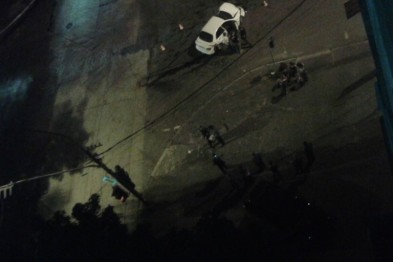 Внедорожник с военными столкнулся с Daewoo в Мариуполе