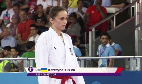 Двойная победа: спортсменка Екатерина Кривая стала чемпионкой Европы по каратэ, сборная Украины тоже выиграла "золото"
