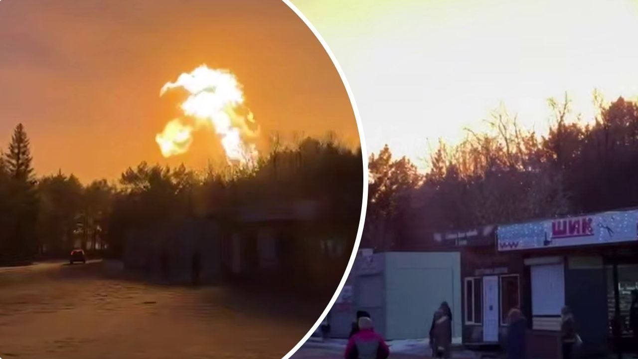 В Омской области прогремел мощный взрыв на газопроводе, бушует сильный пожар – в Сети появилось видео