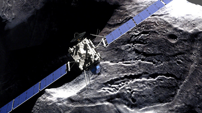 Посадка зонда Rosetta на комету 67P/Чурюмова-Герасименко. Прямая видео онлайн-трансляция
