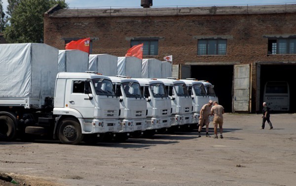 МИД России: ОБСЕ и украинские пограничники не проявили интерес к гуманитарной помощи, направленной в Донбасс