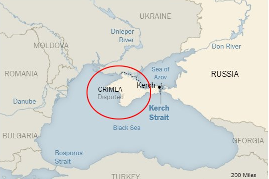 В США объяснились за карту со "спорным" Крымом: The New York Times ни в коем случае не разделяет позиции России по аннексии полуострова