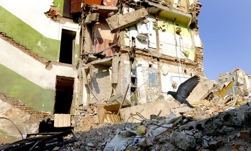 Список поврежденных зданий в Донецке за 17 сентября