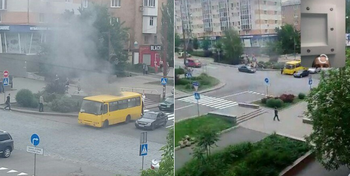 В центре Донецка в маршрутке прогремел взрыв: очевидцы показали фото, власти "ДНР" молчат