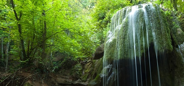 В Крыму разрушен знаменитый водопад