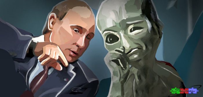 В России заявили, что их "скрепная держава" находится под защитой инопланетян