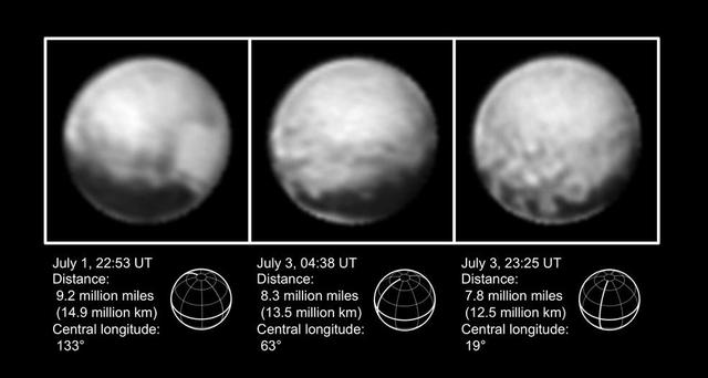 Станция New Horizons передала новые снимки Плутона