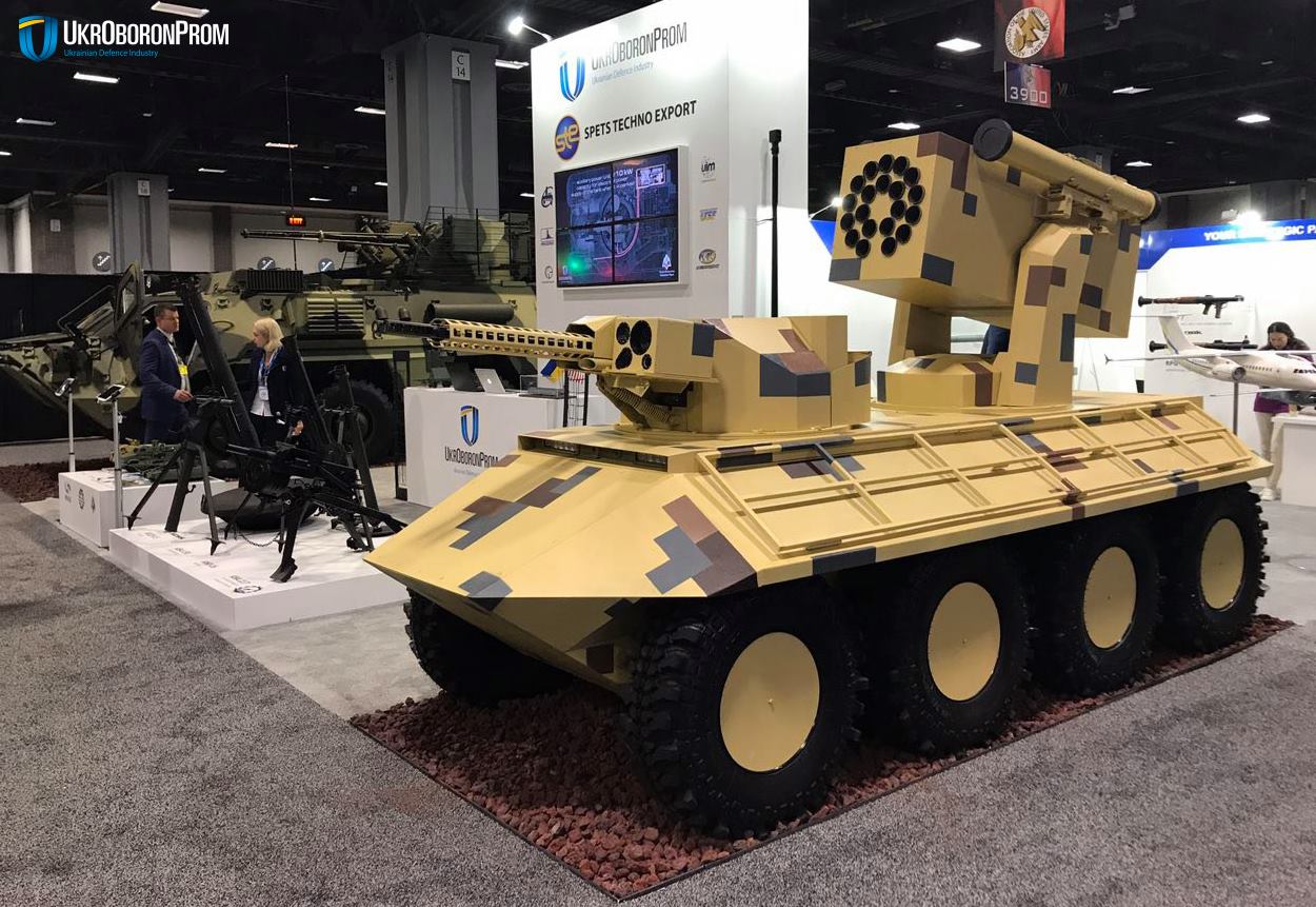 Мир поразила модификация беспилотного БМ "Фантом-2". Украинские инженеры труимфально съездили на международную выставку AUSA-2017