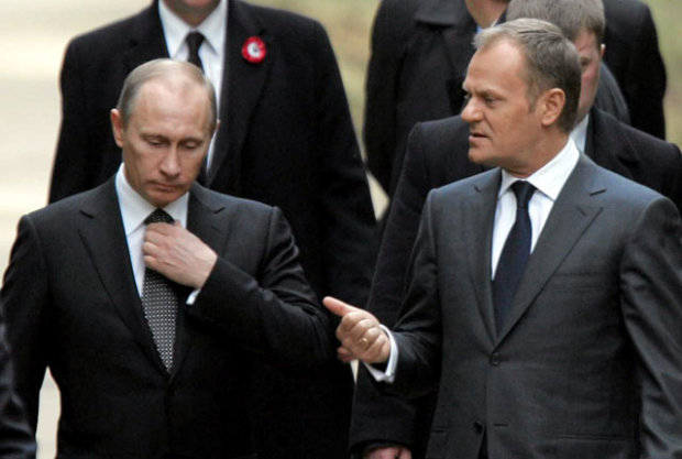 ИноСМИ: Путин и Туск обсуждали раздел Украины еще в 2009 году