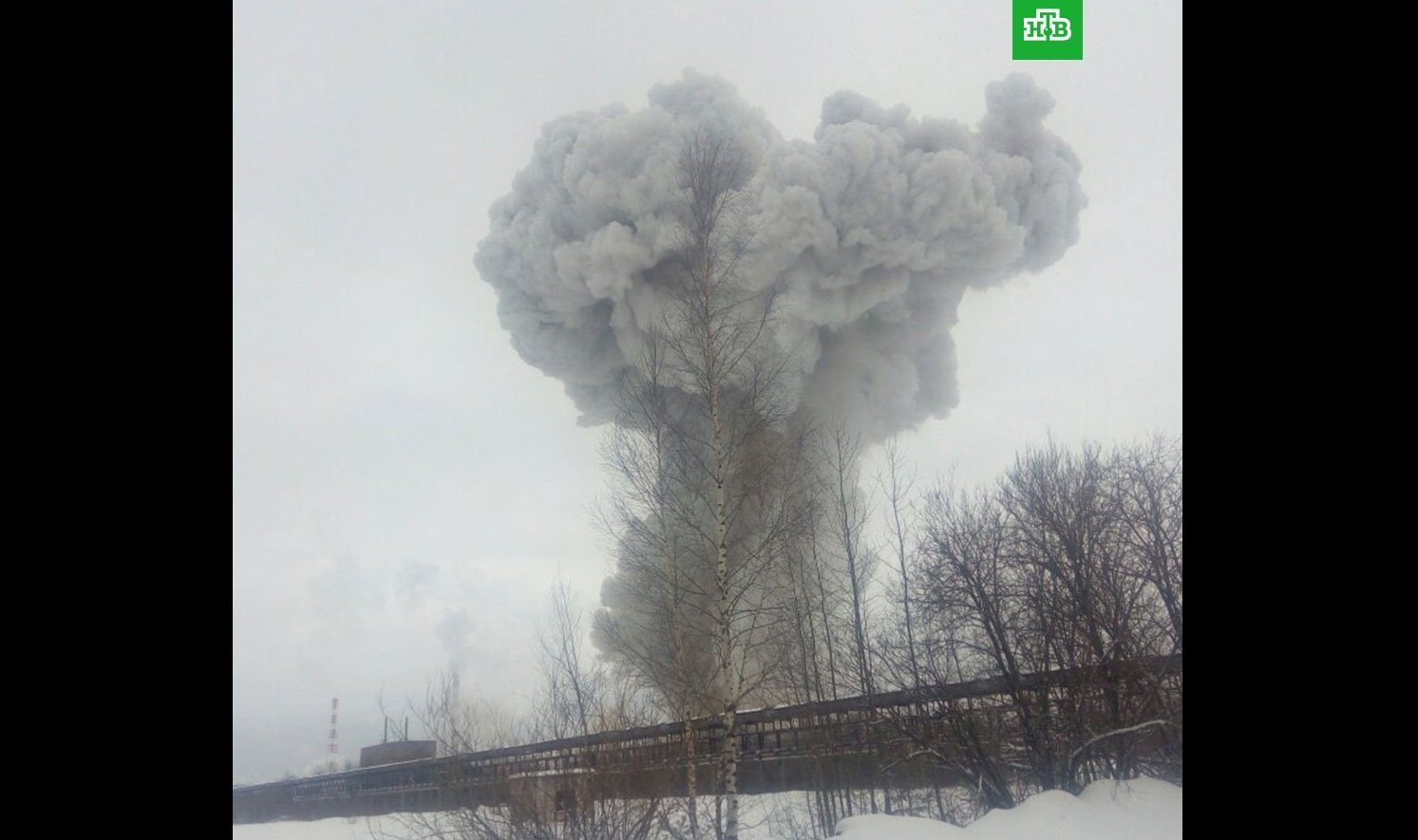Под Петербургом мощнейший взрыв на химзаводе: видео огромного столба дыма, в соцсетях паника