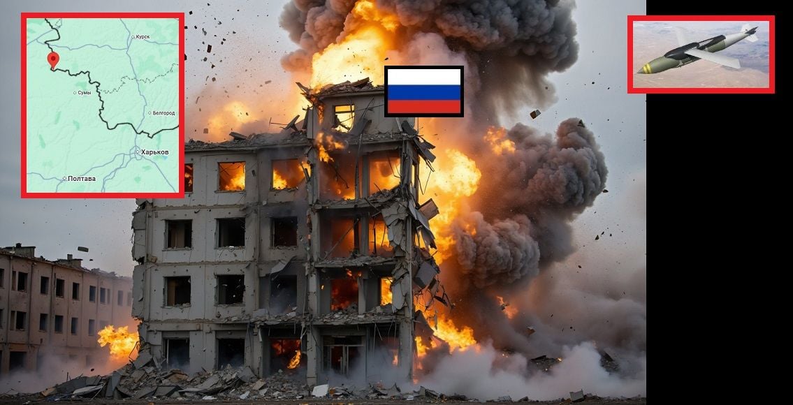 Истребитель ВСУ сбросил на пехоту РФ авиабомбы массой 227 кг – здание снесло вместе с ней 