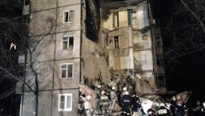 Появилось первое видео с места трагического взрыва в пятиэтажке Ярославля