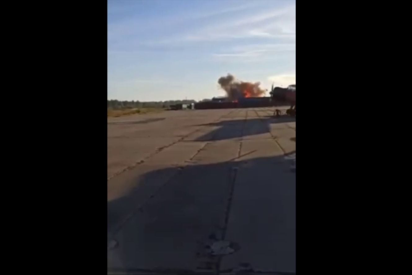 "В беспилотчиков прилетел", — в РФ слили видео, как ВСУ атаковали центр БПЛА под Рязанью
