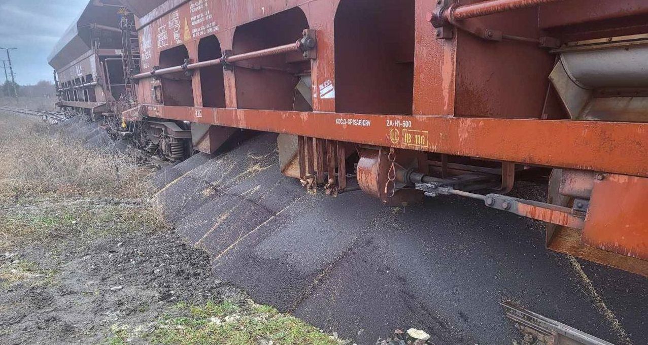 В Польше неизвестные напали на украинский товарный поезд и высыпали на землю рапс