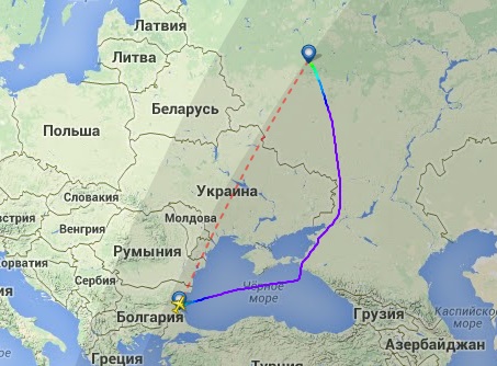 Пассажиры самолета компании "ЮТэйр" собрали подписи, дабы не лететь над Украиной