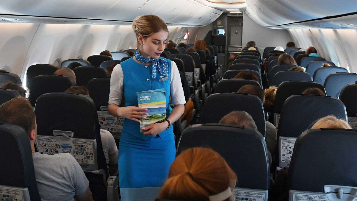 Командир самолета российской компании "Победа" объявил пассажирам о преступлениях РФ в Украине 