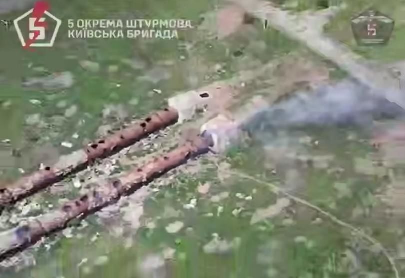 Под Краматорском БПЛА ВСУ взорвали оккупантов в трубе: "Не прячьтесь, все равно найдем"