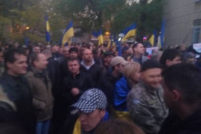 Массовый митинг в Одессе против назначения Труханова мэром города. Прямая видео-трансляция