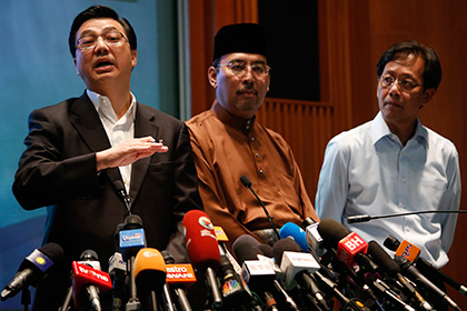 Прямая трансляция пресс-конференции министра транспорта Малайзии по крушению «Боинга-777» 19.07.2014