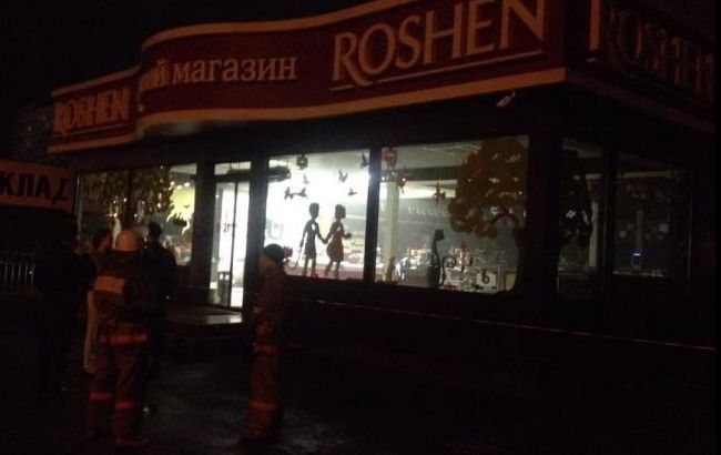 МВД: Взрыв в магазине Roshen - это хулиганство