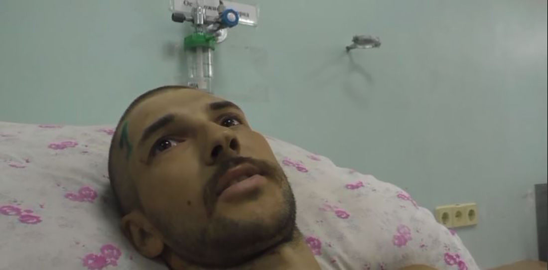 Россия впервые показала выживших во время теракта в Еленовке пленных украинцев
