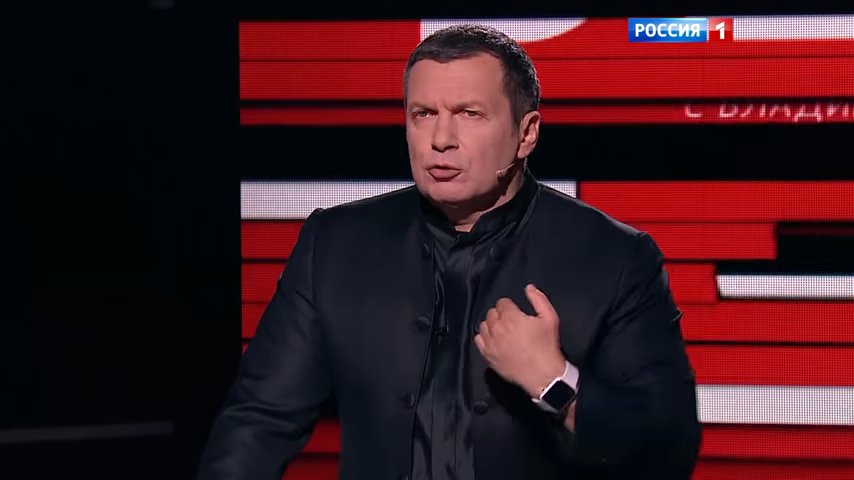 Российский пропагандист Соловьев в прямом эфире испугался ехать в Донецк: опубликовано видео и неожиданная причина испуга - кадры