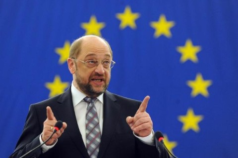 Шульц заявил о полном единогласии Европы с Украиной 