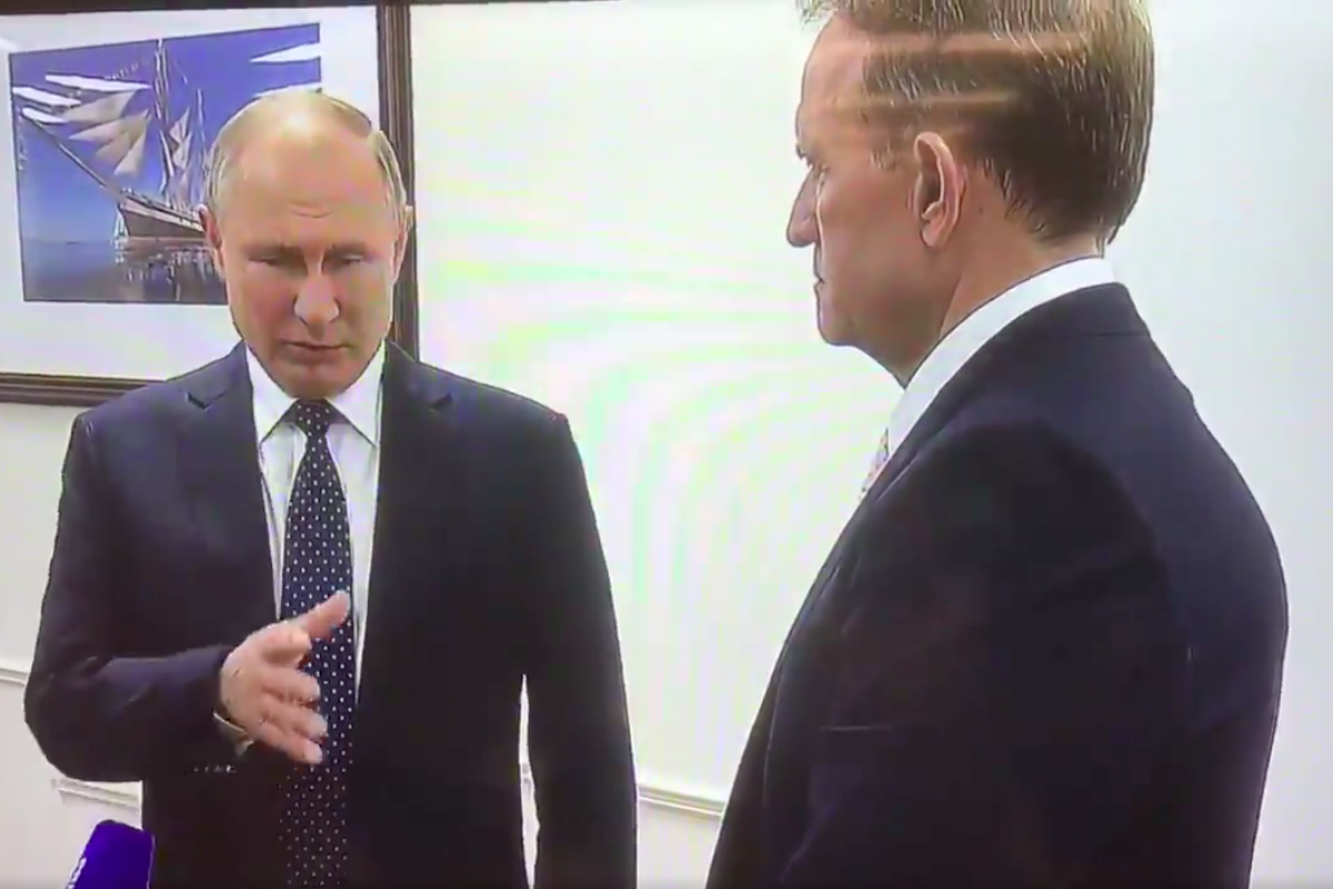 Путин на камеру "осадил" ​Медведчука за просьбу: "Мы решим это с Зеленским"