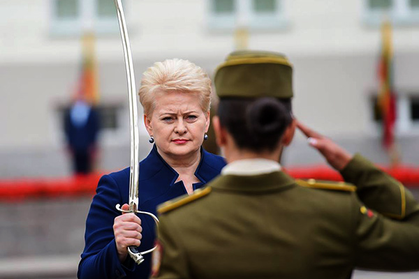 "Азовское море – не территория России", - Грибаускайте пригрозила агрессору увеличить военное присутствие Литвы 